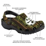 custom pittsburgh steelers woods forest designs clogs best selling