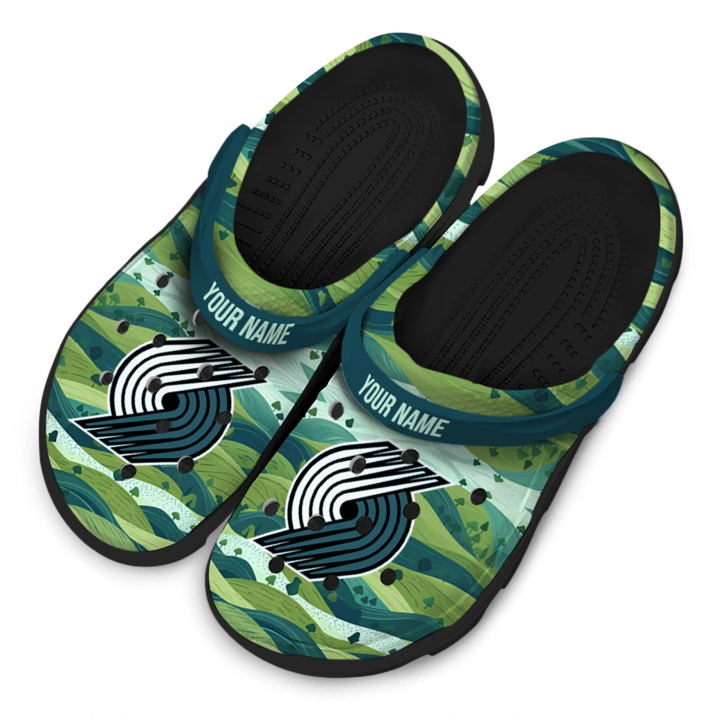 custom portland trail blazers hills illustration clogs latest model custom portland trail blazers hills illustration clogs latest model