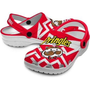 custom pringles red motif red white clogs high quality hey clogs