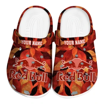 custom red bull autumn leaf red orange clogs best selling hey clogs