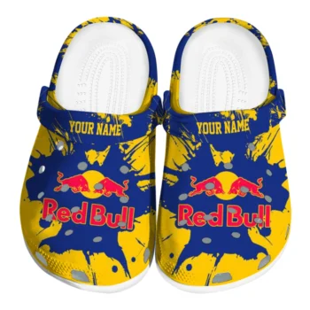 custom red bull brush print yellow blue clogs best selling hey clogs