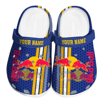 custom red bull grunge texture blue yellow clogs best selling hey clogs