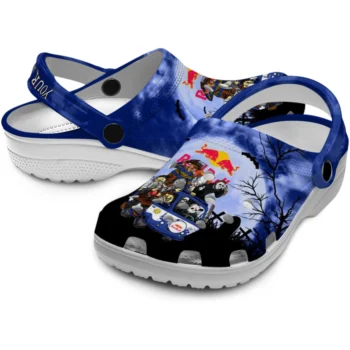 custom red bull horror van blue white clogs high quality hey clogs