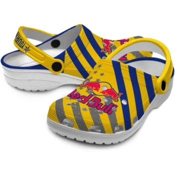 custom red bull stripes yellow blue clogs high quality hey clogs
