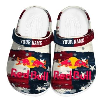 custom red bull usa red white clogs best selling hey clogs