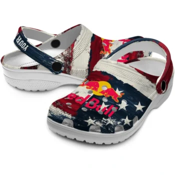 custom red bull usa red white clogs high quality hey clogs