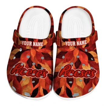 custom reeses fall foliage red orange clogs best selling hey clogs