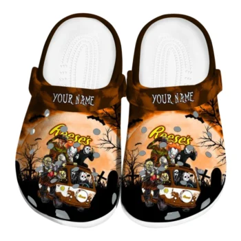 custom reeses monster crew orange black clogs best selling hey clogs