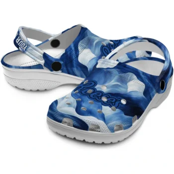 custom reeses wavy layers blue white clogs high quality hey clogs