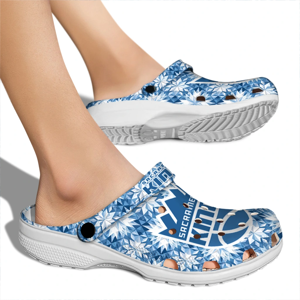 custom sacramento kings snowflake mosaic clogs fashion forward custom sacramento kings snowflake mosaic clogs fashion forward