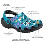 custom sacramento kings tropical fish ocean clogs best selling