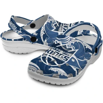 custom sacramento kings wave flow clogs high quality