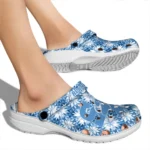 custom sam houston bearkats snowflake mosaic clogs best selling