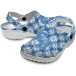 custom sam houston bearkats snowflake mosaic clogs best selling