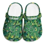 custom sam houston bearkats tropical leaves clogs best selling