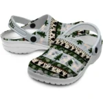 custom san antonio spurs christmas motif clogs best selling