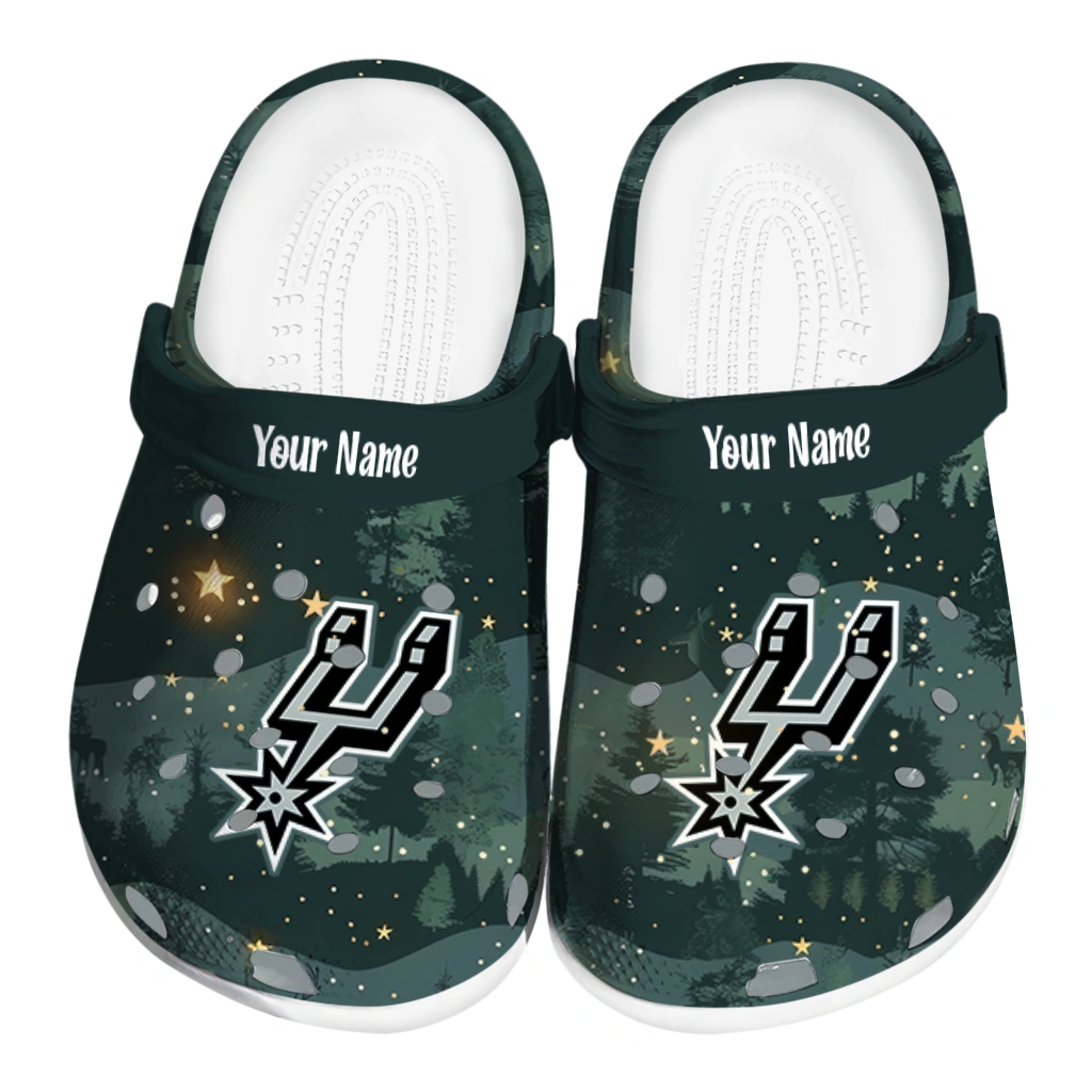 custom san antonio spurs deer nightscape clogs best selling custom san antonio spurs deer nightscape clogs best selling