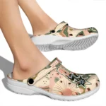 custom san antonio spurs desert cactus pattern clogs best selling