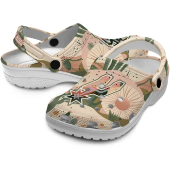 custom san antonio spurs desert cactus pattern clogs high quality
