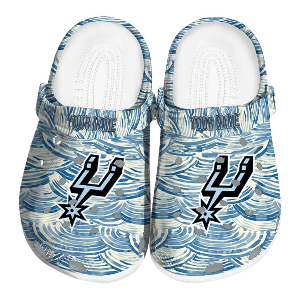 custom san antonio spurs sea swirls clogs best selling custom san antonio spurs sea swirls clogs best selling