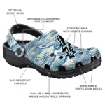 custom san antonio spurs sea swirls clogs best selling