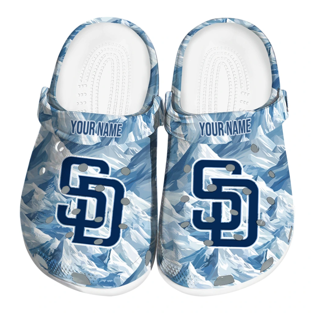 custom san diego padres mountain artwork clogs best selling custom san diego padres mountain artwork clogs best selling