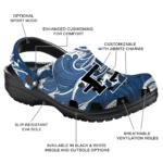 custom san diego state aztecs wave flow clogs best selling