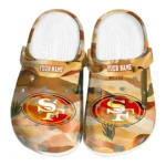 custom san francisco 49ers desert layers clogs best selling