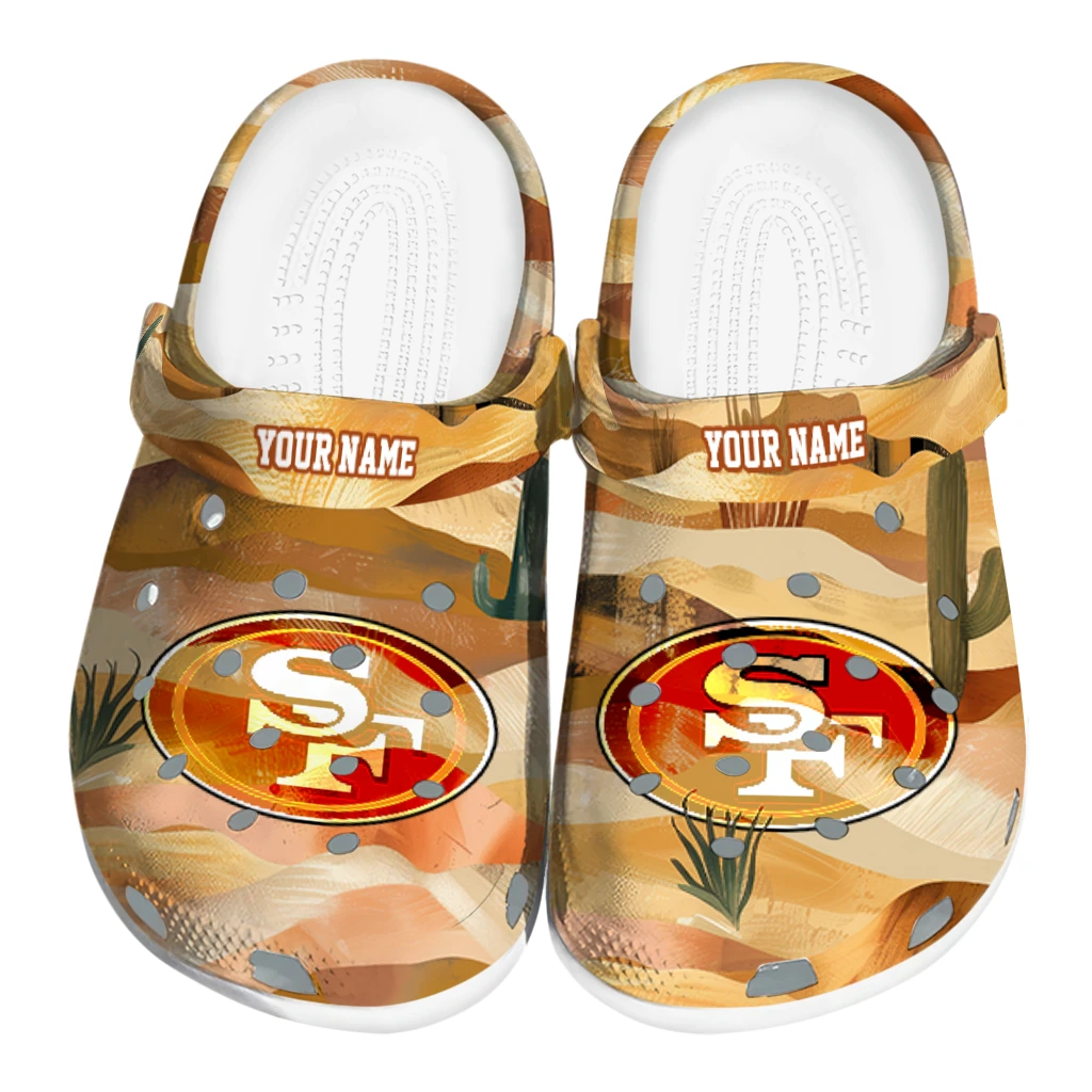 custom san francisco 49ers desert layers clogs best selling custom san francisco 49ers desert layers clogs best selling