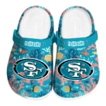 custom san francisco 49ers tropical fish ocean clogs best selling