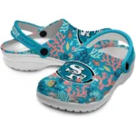custom san francisco 49ers tropical fish ocean clogs best selling