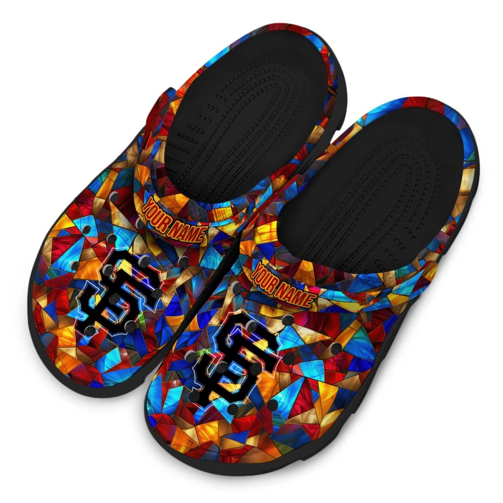 custom san francisco giants prism pieces clogs latest model custom san francisco giants prism pieces clogs latest model
