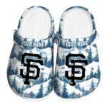 custom san francisco giants snowy mountains clogs best selling