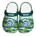 custom san jose state spartans hills illustration clogs best selling