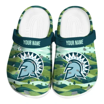 custom san jose state spartans hills illustration clogs best selling