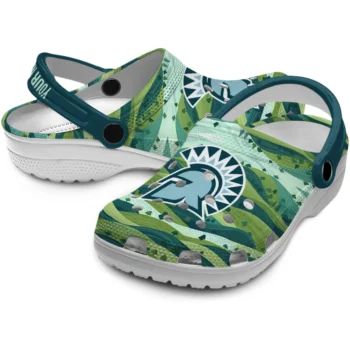 custom san jose state spartans hills illustration clogs high quality