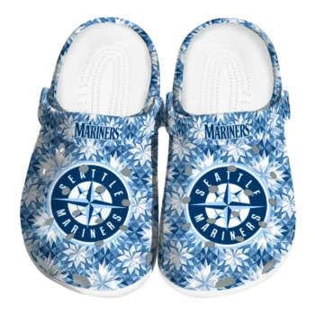 custom seattle mariners snowflake mosaic clogs best selling