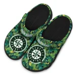 custom seattle mariners tropical leaves clogs best selling