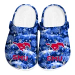 custom smu mustangs snowy hills clogs best selling