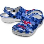 custom smu mustangs snowy hills clogs best selling