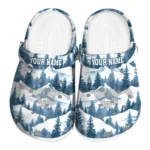 custom smu mustangs snowy mountains clogs best selling