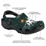 custom south alabama jaguars deer nightscape clogs best selling