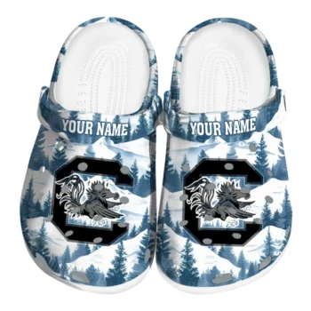 custom south carolina gamecocks snowy mountains clogs best selling