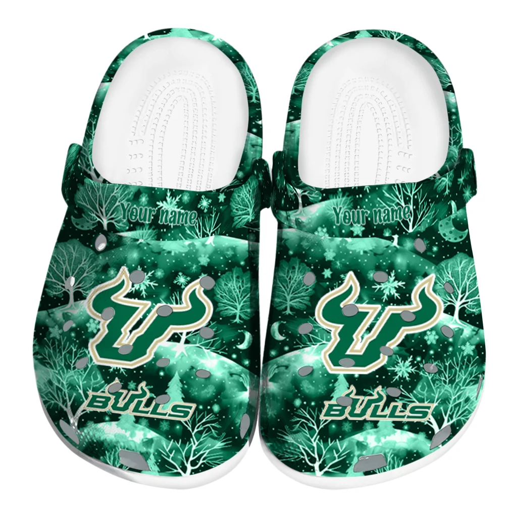 custom south florida bulls snowy hills clogs best selling custom south florida bulls snowy hills clogs best selling