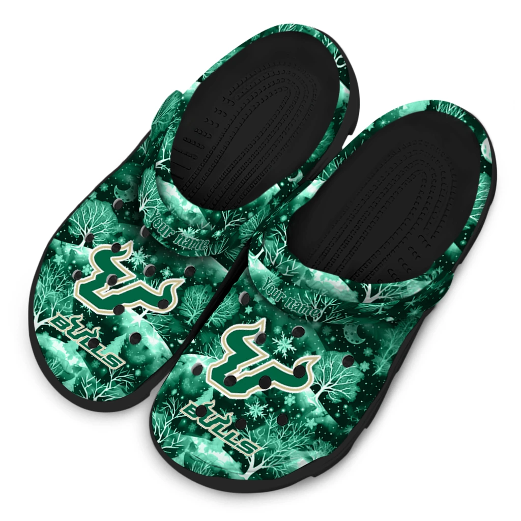 custom south florida bulls snowy hills clogs latest model custom south florida bulls snowy hills clogs latest model