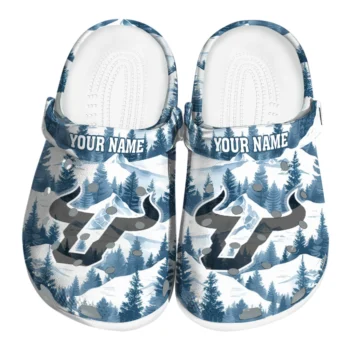 custom south florida bulls snowy mountains clogs best selling
