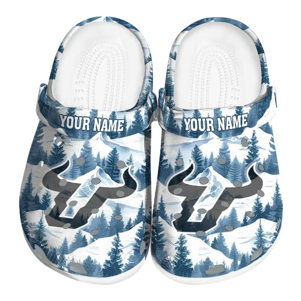 custom south florida bulls snowy mountains clogs best selling custom south florida bulls snowy mountains clogs best selling