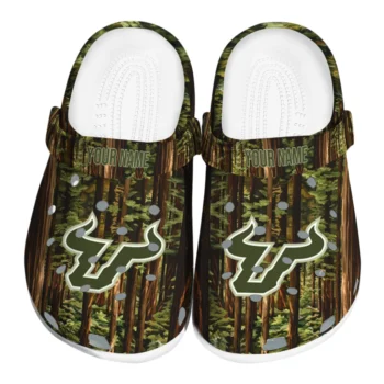 custom south florida bulls woods forest designs clogs best selling