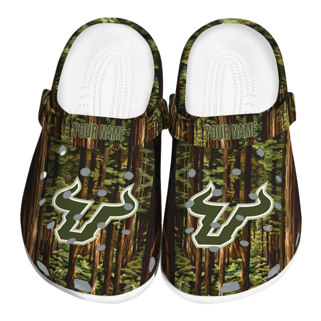 custom south florida bulls woods forest designs clogs best selling custom south florida bulls woods forest designs clogs best selling