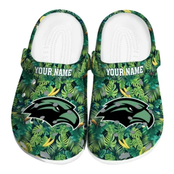 custom southern miss golden eagles tropical leaves clogs best selling